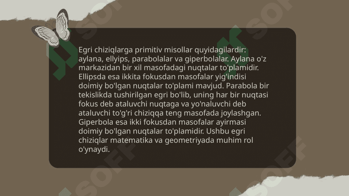 Egri chiziqlar va ularning uzunliklari 4