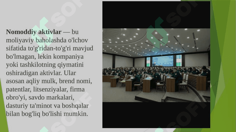 Nomoddiy aktivlarga safarbar etiladigan investitsiyalarni moliyalashtirish 2