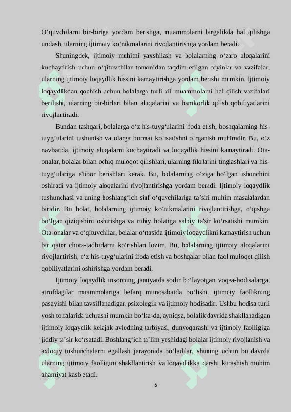Boshlangʻich taʼlimda ijtimoiy loqaydlikka qarshi kurash. 5