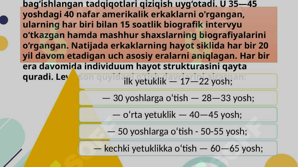 Yetuklik davri psixologiyasi 4