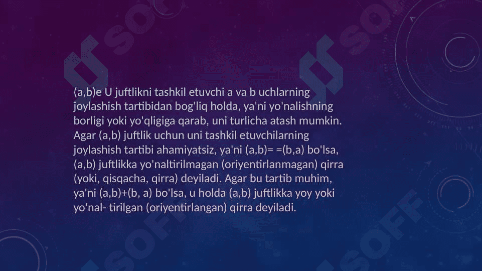 Graflar nazariyasi haqida umumiy ma’lumot.Graflarning berilish usullari,matritsalar yordamida berilishi. 1