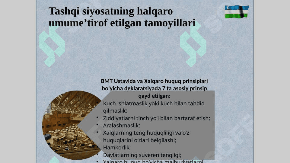O‘ZBEKISTON va JAHON HAMJAMIYATI 5