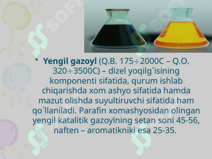Katalitik kreking jarayoni va ularni qayta ishlash 7