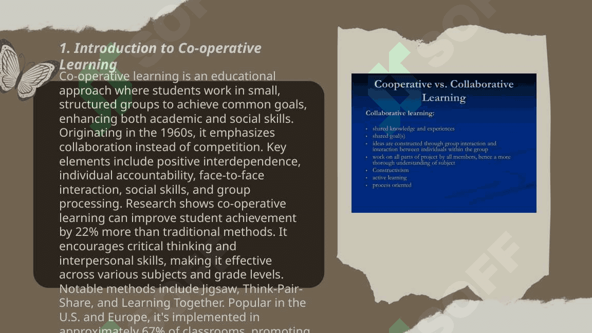Co-operative learning (collabrative learning) 3