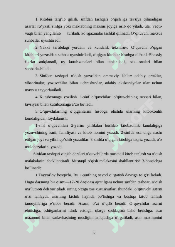 O’QISH SAVODXONLIGI DARSLIKLARIDA BERILGAN                              KASB-HUNARGA OID SO’ZLARNING O’RGANILISHI 5