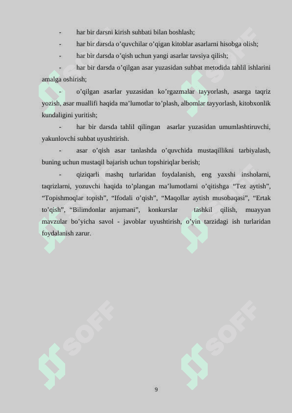 O’QISH SAVODXONLIGI DARSLIKLARIDA BERILGAN                              KASB-HUNARGA OID SO’ZLARNING O’RGANILISHI 8