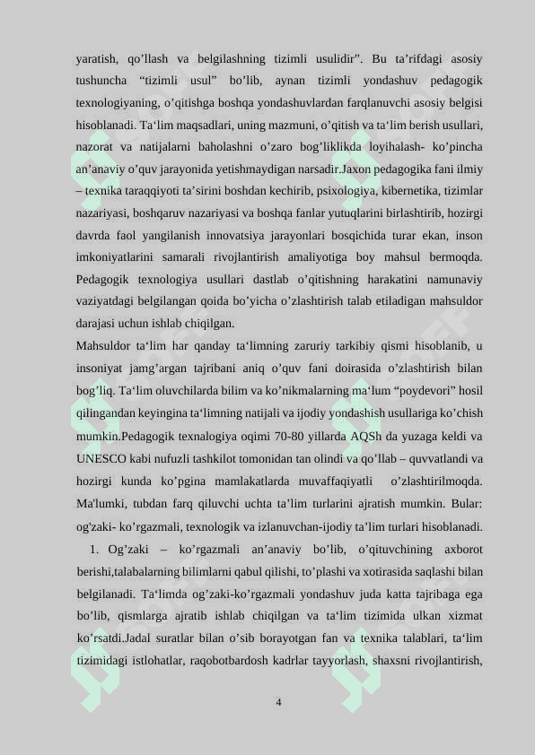 Maktabda matematikani o’qitishning inovatsion muhitini shakllantirish 4