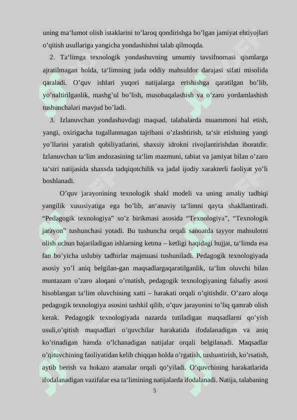 Maktabda matematikani o’qitishning inovatsion muhitini shakllantirish 5