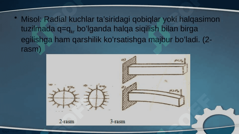 Siqilgan sterjenlar ustivorligi 8