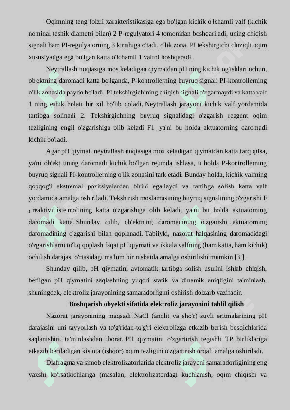 KAUSTIK SODA ISHLAB CHIQARISH JARAYONINI BOSHQARISHNING ZAMONAVIY TIZIMINI ISHLAB CHIQISH 5
