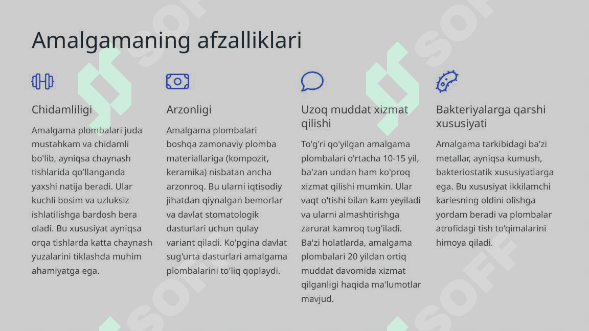 Amalgamalar. 5