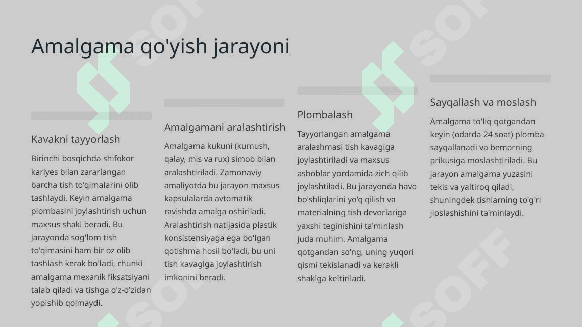 Amalgamalar. 8