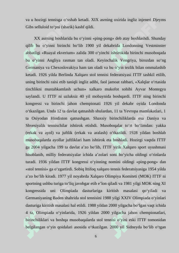 STOL TENNIS DARSLARIDA KO‘NIKMA VA MALAKALARNI SHAKLLANTIRISHNING SAMARALI USULLARI 6