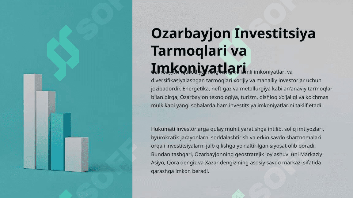 ozarbayjon davlatining investitsiya tahlili ppt 4