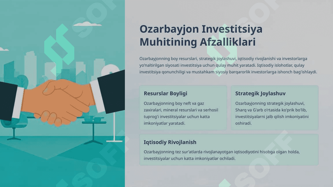 ozarbayjon davlatining investitsiya tahlili ppt 7