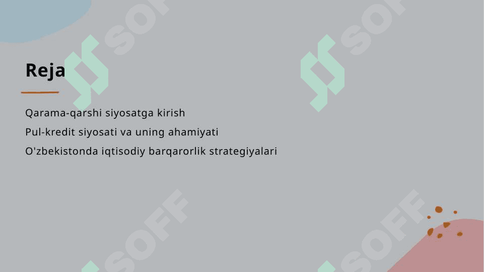 Qarama-qarshi siklli pul-kredit siyosati 2