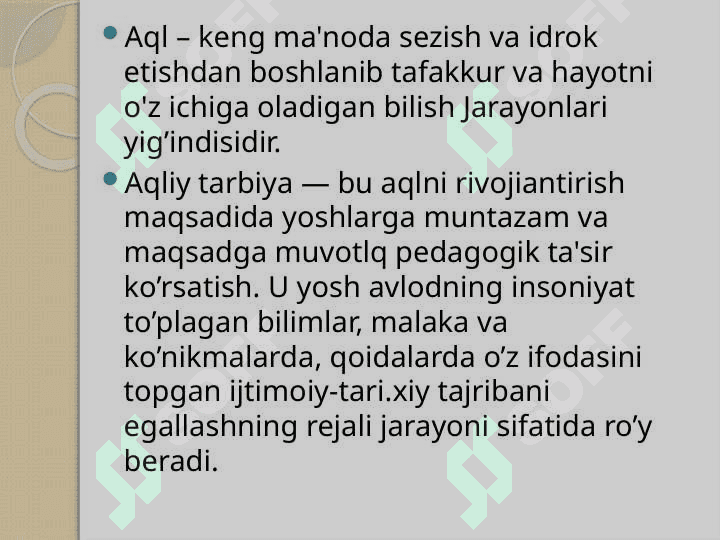 Maktabgacha ta’lim tashkilotlarida aqliy tarbiyani tashkil etish 2