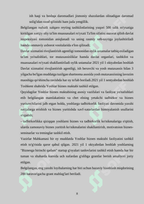 Kasb-hunar maktabi o`quvchilarini ijtimoiy-pedagogik qo‘lab-quvvatlash 8