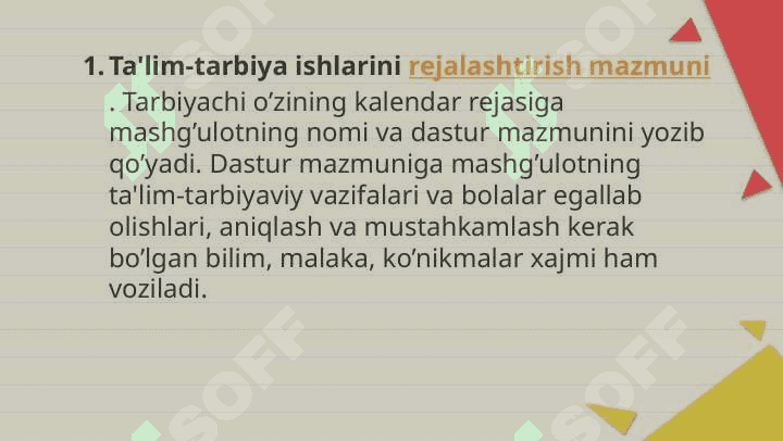 MAKTABGACHA TA’LIM TASHKILOTLARIDA METODIK ISHLARNI TASHKIL ETISH VA RAHBARLIK QILISH 2