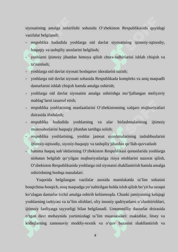 Yoshlar ta'lim-tarbiyasi muammolarini tadqiq etishning ilmiy pedagogik metodlari 8