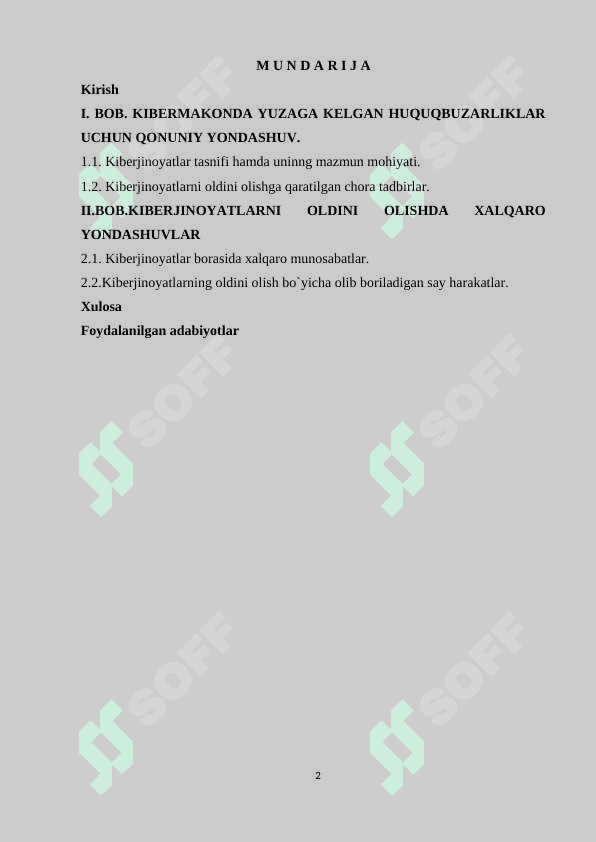 KIBERMAKONDAGI HUQUQBUZARLIKLAR UCHUN JAVOBGARLIK 2