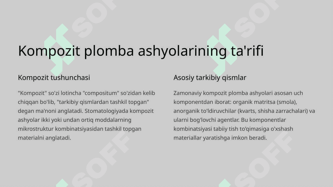 Kompozit plomba ashyolari haqida tushuncha. 3