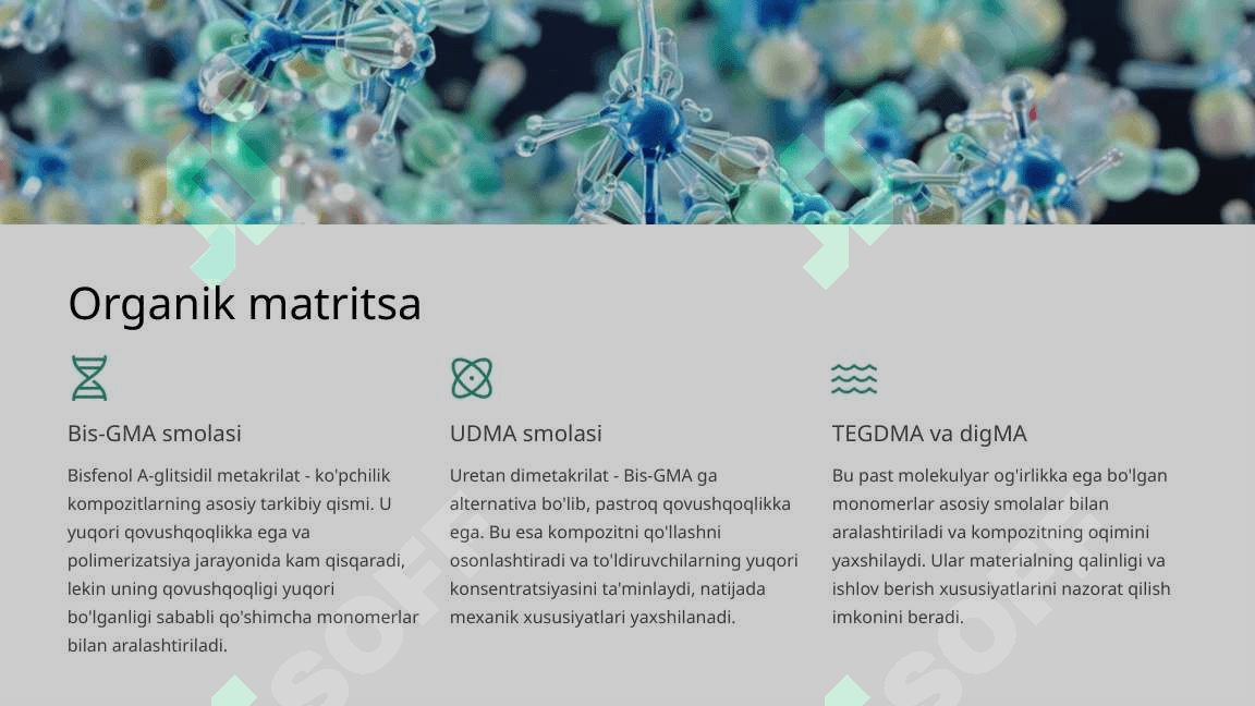 Kompozit plomba ashyolari haqida tushuncha. 7
