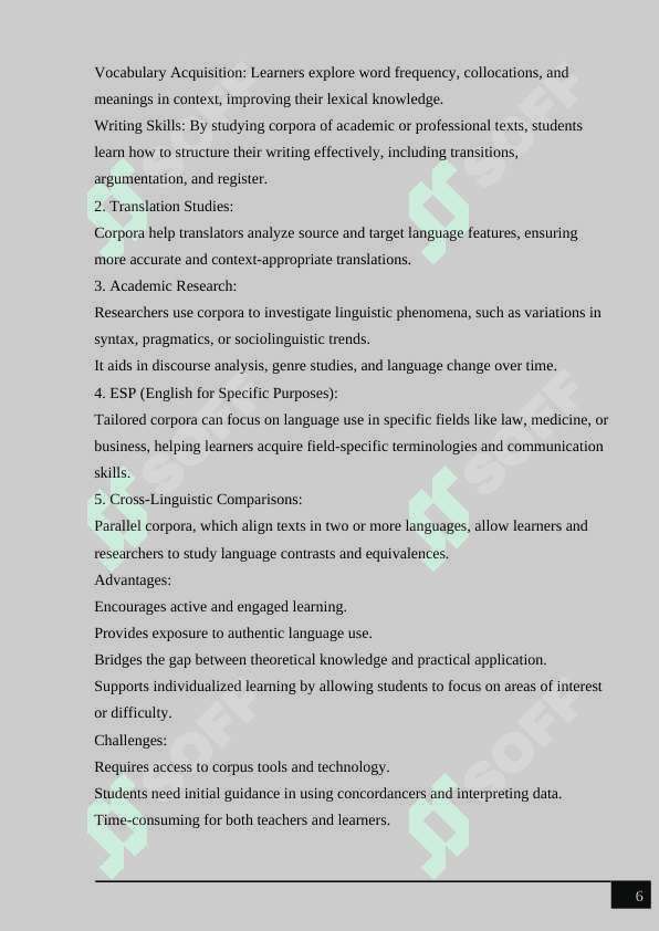 CORPUS-BASED DISCOVERY LEARNING AND ITS APPLICATIONS 6
