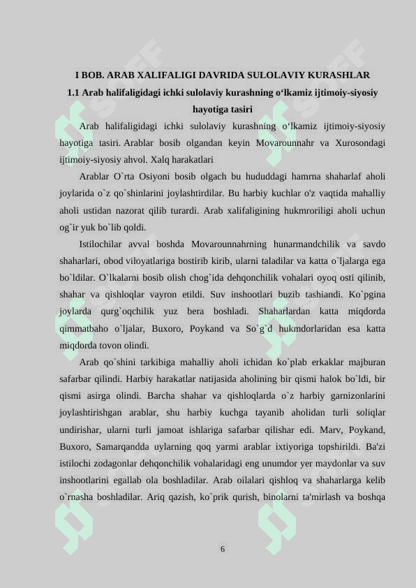ARAB XALIFALIGI DAVRIDA SULOLAVIY KURASHLAR 6