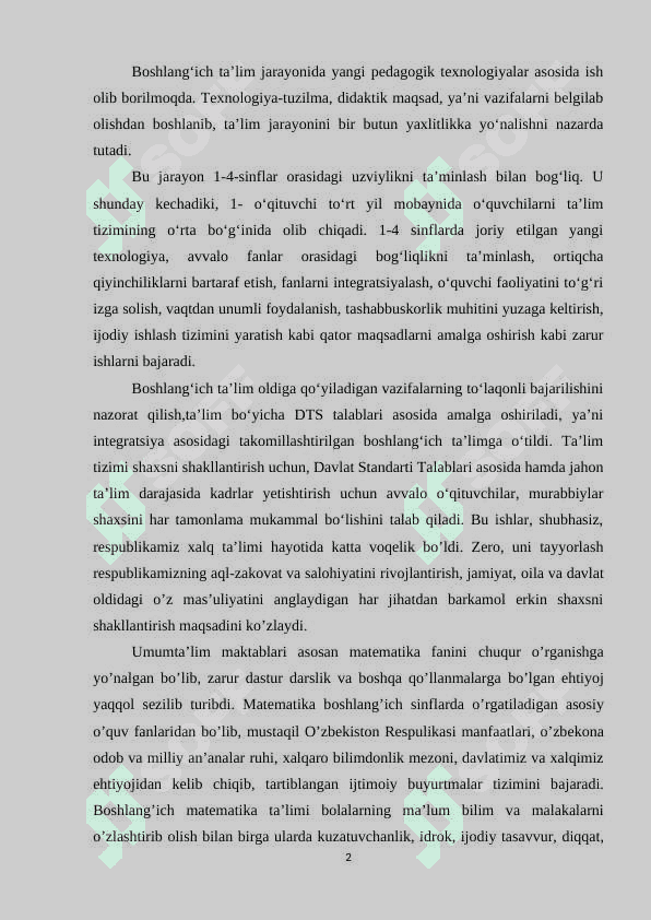SINFDA RIVOJLANTIRUVCHI IJODIY MASALALARNI YECHISHGA O'RGATISHNING AHAMIYATI 2