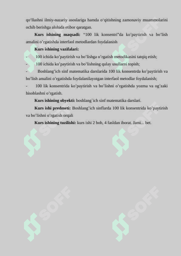 100 ichida ko'paytirish va bo'lish mavzusini o'qitishda induktsiya, deduktsiya va analogiya metodlardan foydalanish 5