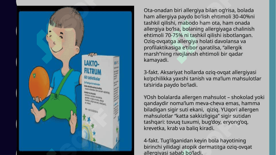 Maktabgacha ta’lim tashkilotlarida bolalarda alergiya holatlari 3