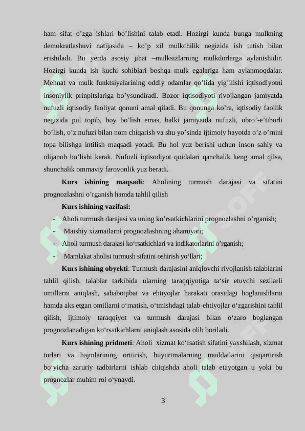 AHOLINING TURMUSH DARAJASI VA SIFATINI PROGNOZLASH 3