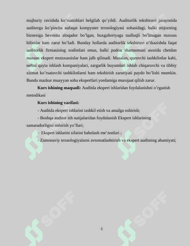 Auditda  ekspert ishlaridan foydalanish 3