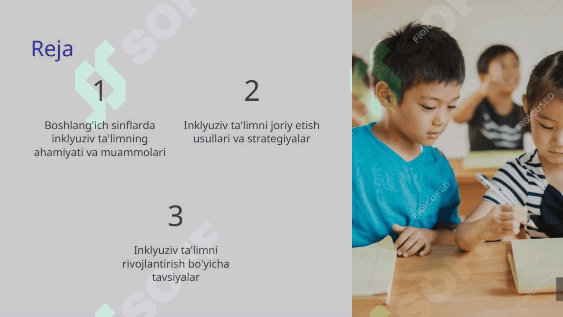 Boshlang'ich sinflarda inklyuziv ta'lim muammolari va yechimlari 2