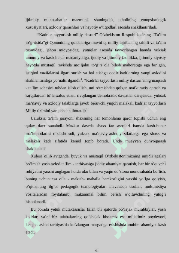 BOSHLANG`ICH SINF MATEMATIKA DARSLARIDA TARQATMA MATERIALLARDAN UNUMLI FOYDALANISH TEXNOLOGIYASI 4