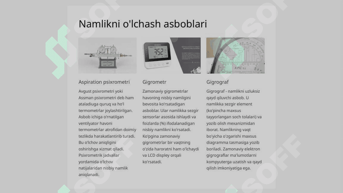 Xona havosining mikroiqlim ko‘rsatkichlarini o‘lchash va baholash 8