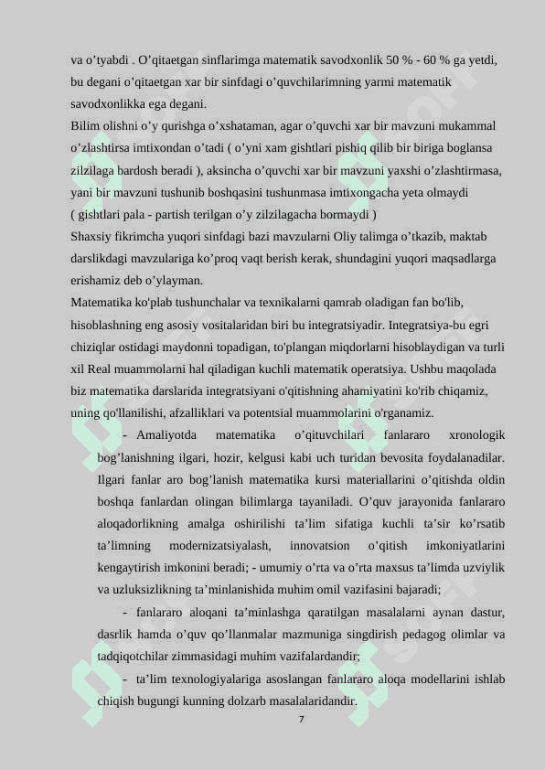 KURS ISHI 7