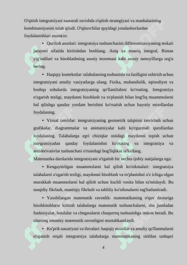 KURS ISHI 8