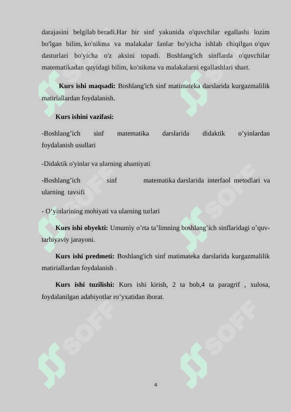 DASTLABKI MATEMATIK TUSHUNCHALARNI SHAKLLANTIRISHDA DIDAKTIK O’YINLARNING O’RNI 4