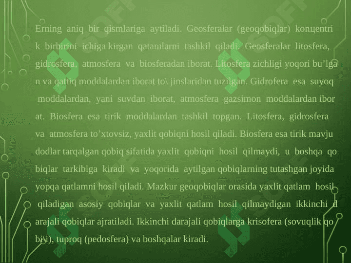 Geografik qobiq uning tarkibi va tuzilishi 4