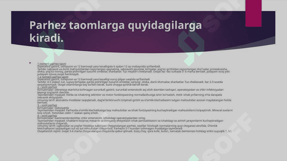 SUNIY OVQATLANTIRISH TO'G'RISIDA TUSHUNCHA 3