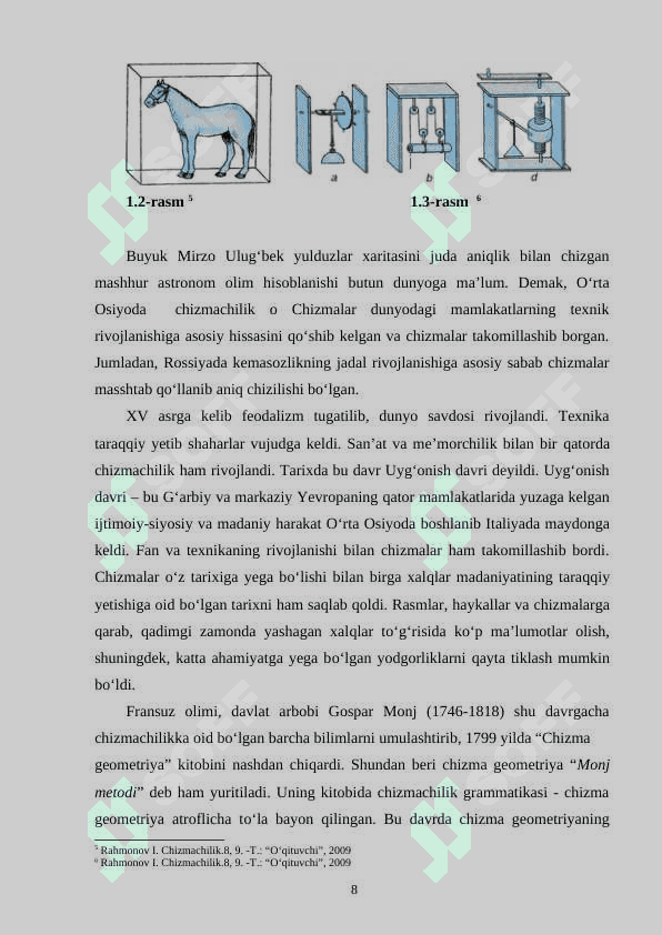 CHIZMACHILIK TUSHUNCHALARINI SHAKLLANTIRISH METODLARI VA TEXNALOGIYALARI 8