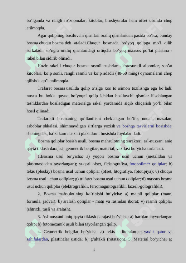GRAFIK AXBOROTLARNI KIRITISHNING MAXSUS VOSITALARI 5