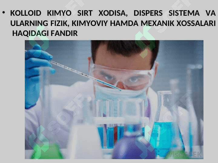 Kоllоid kimyoga kirish 2
