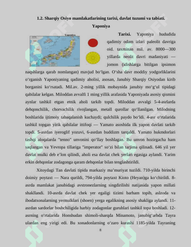 Sharqiy Osiyo mamlakatlari 8