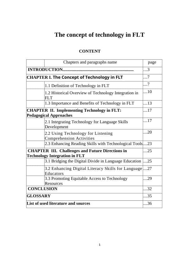 The concept of technology in FLT