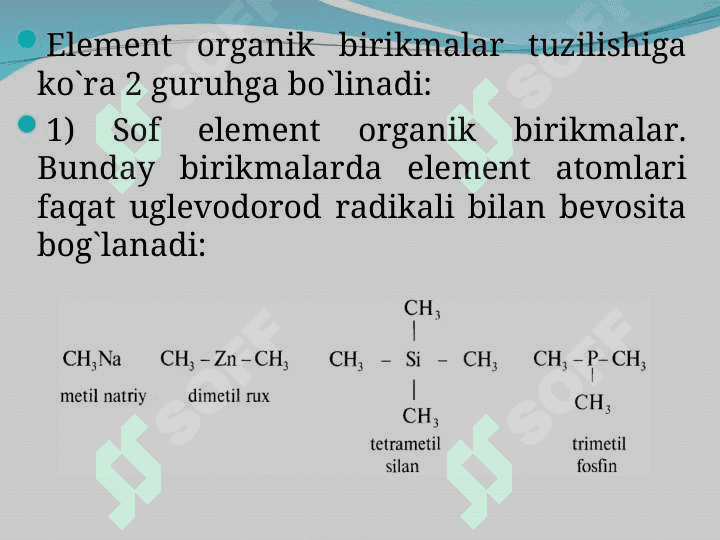 Metallorganik birikmalar 6