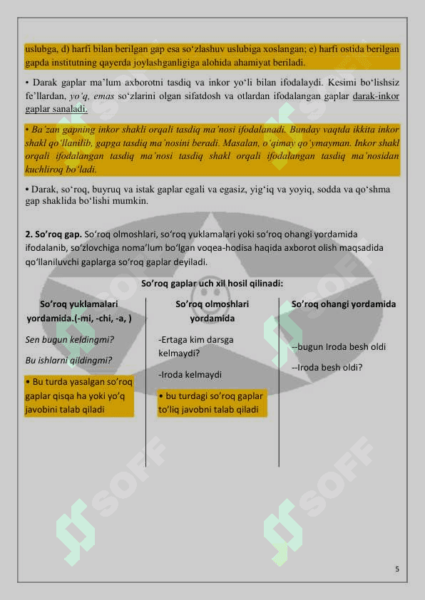 Qo‘shma gap qo‘llanma 5