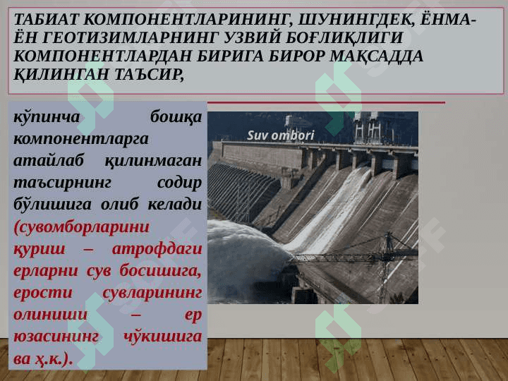 ЛАНДШАФТЛАРНИНГ ЭКОЛОГИК ФУНЦИЯСИ 7